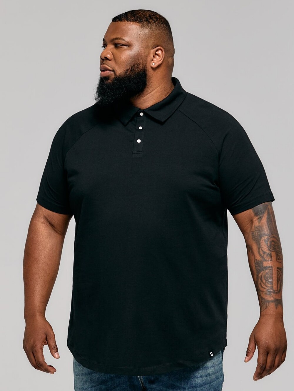 Stronsize Everyday Stretch Snap Polo 5xl